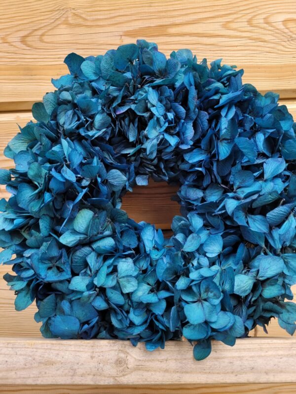 Corona de Hortensias preservadas "sueños"