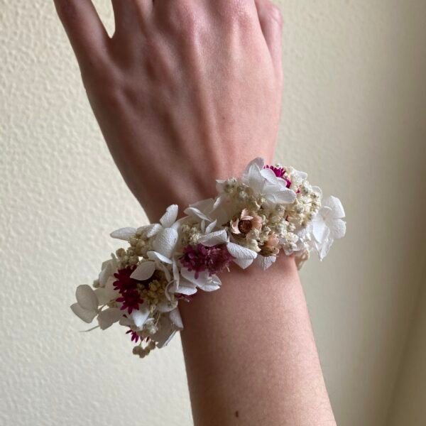 Pulsera "Sabrina" de flores preservadas