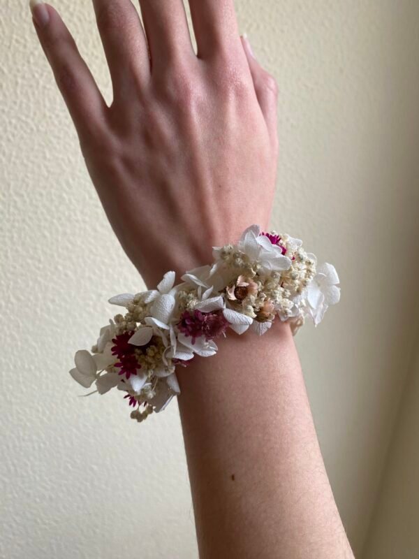 Pulsera "Sabrina" de flores preservadas