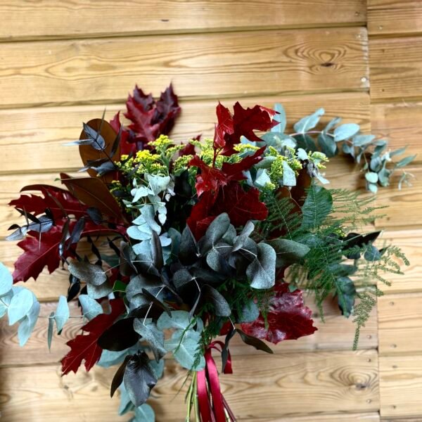 Ramo de verdes otoñales