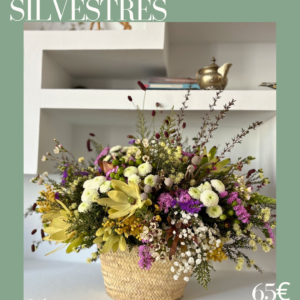 Taller de capazo primaveral de flores silvestres