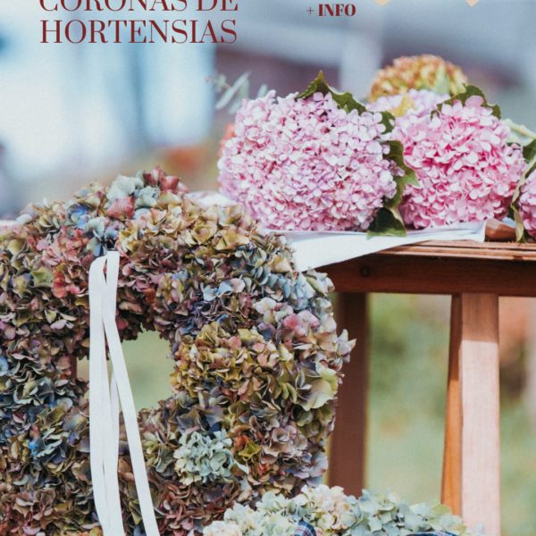 Taller Corona de Hortensias