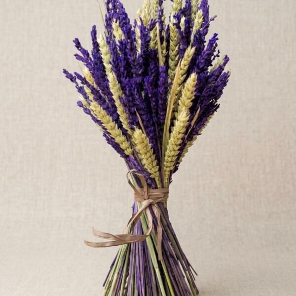 Screenshot Ramo de lavanda preservada y trigo